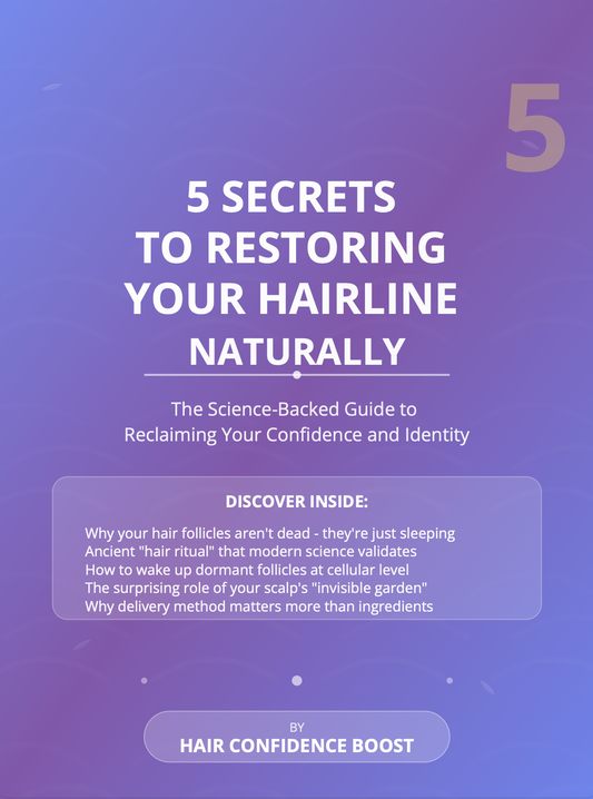 "5 Secrets to Restoring Your Hairline Naturally" eBook